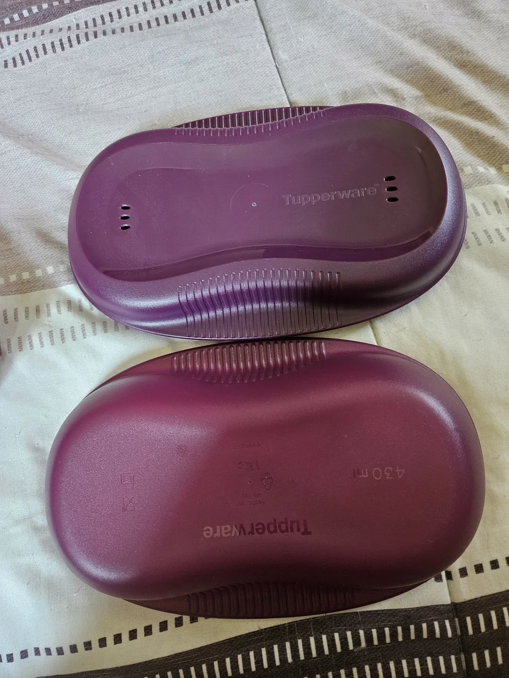 Tupperware bright purple
