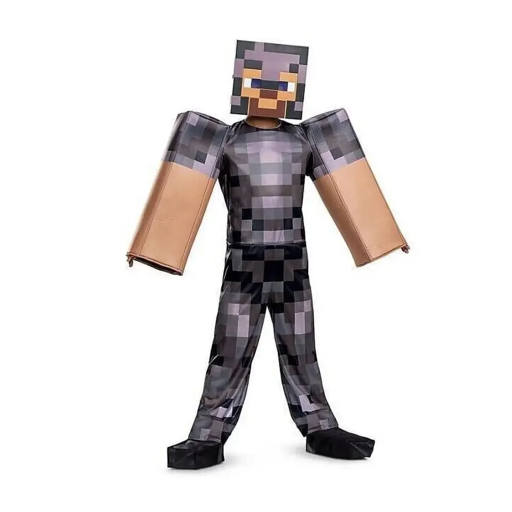 Minecraft Steve Netherite Armor‎ Child Costume Small (4-6) Disguise
