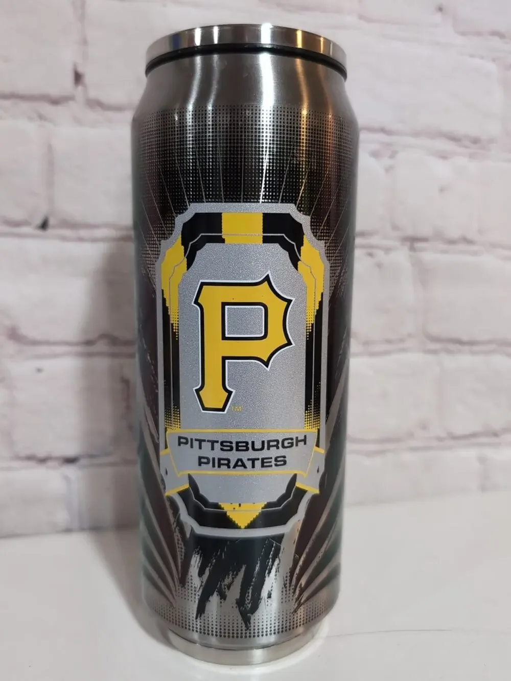 Pittsburgh Pirates MLB 16.9 oz Duck House Thermo Can Cold Hot Metal Tumblers