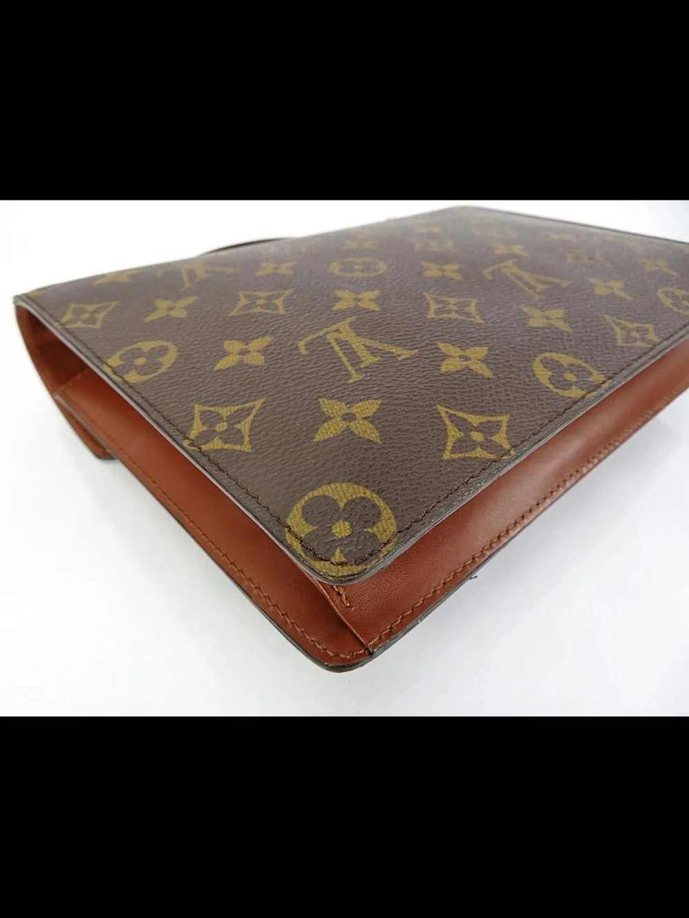 Louis Vuitton Monogram Top Handle Satchel in Brown and Tan