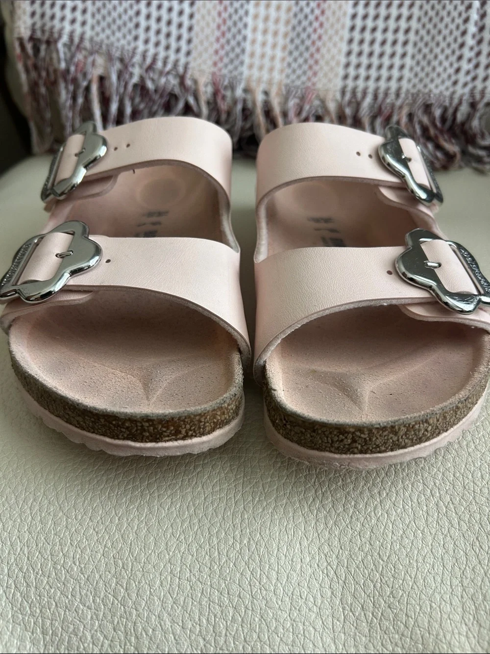 Birkenstock floral buckles