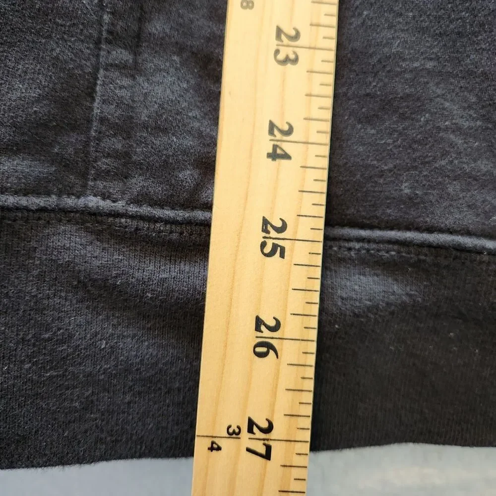 The North Face Mens Size XXL Black Hoodie K2 Karakoram Range Mountain Sweatshirt