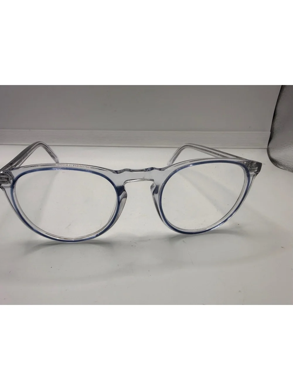 Warby Parker Haskell Clear Frames only Glasses - Made in Italy