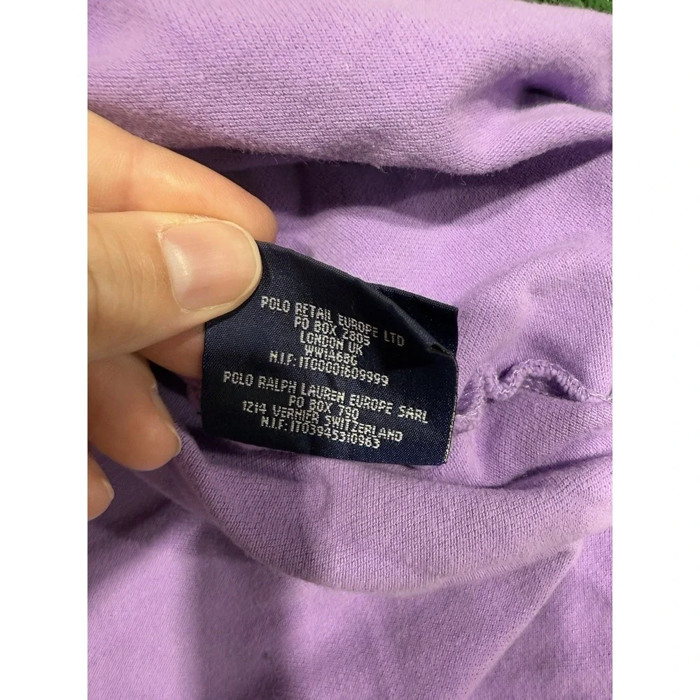 Ralph Lauren Purple Cotton Dress with Matching Bloomers Baby Girl 18M