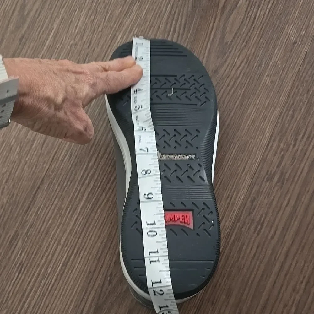 Camper men's Gray Slip-Ons‎ with elastic Straps and Smooth Upper size 44(11US)