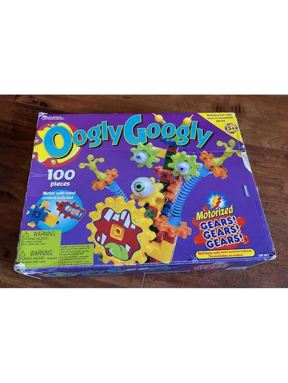 Oogly Googly Motorized Building Set with 100 Pieces and Hand Control