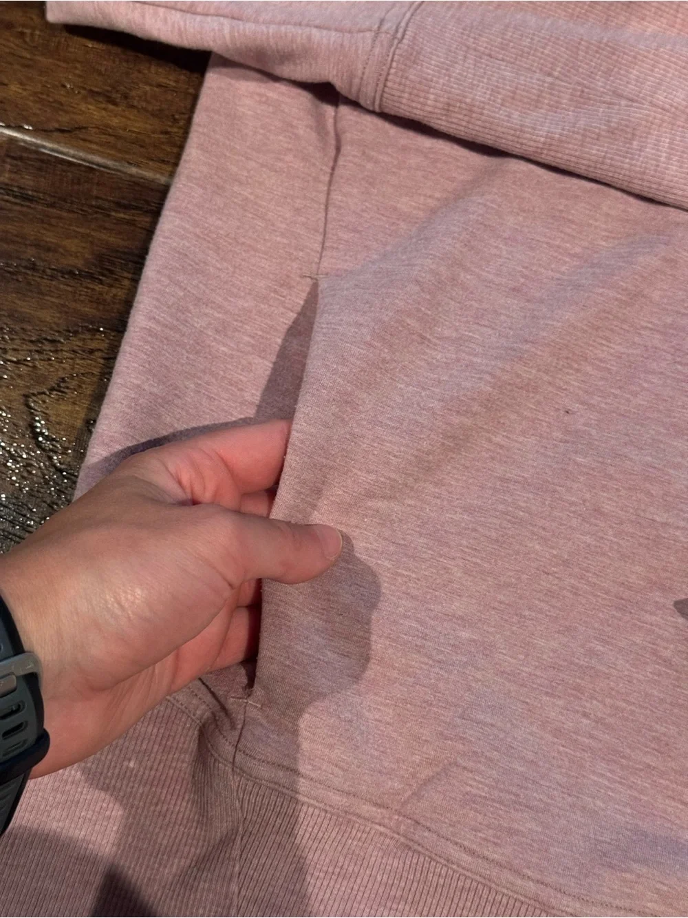 Lululemon High Lines Pullover Heathered Vintage Mauve Size 6