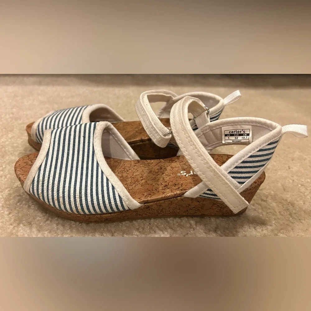 Carters Cork Wedge Sandal High Heel Girls 1