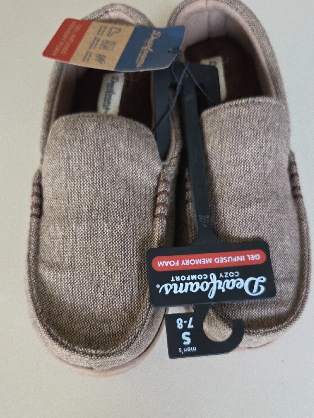 dearfoams fabric comfort