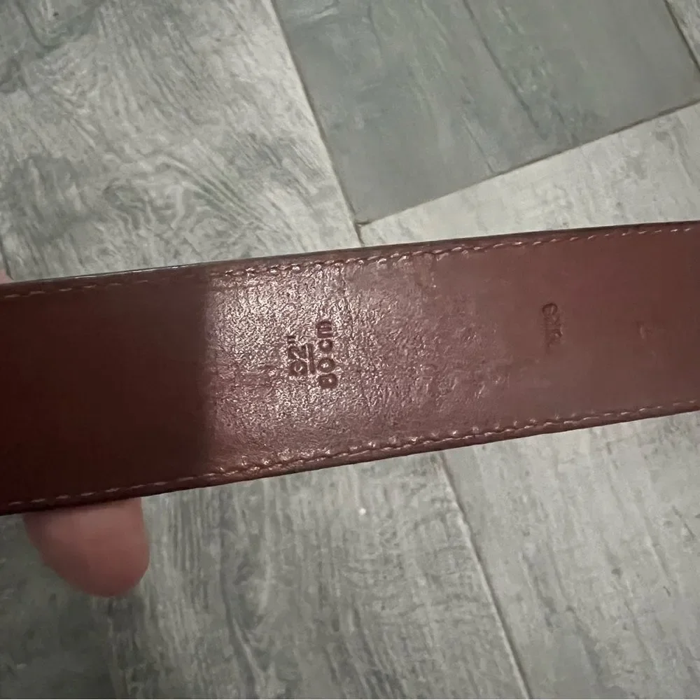 Coach leather extra brass