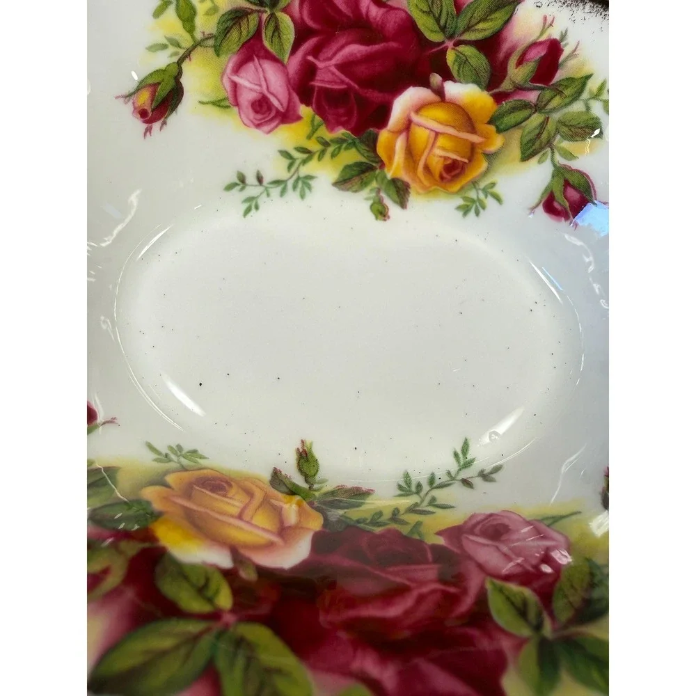 Vintage‎ Royal Albert Old Country Roses Ring Dish