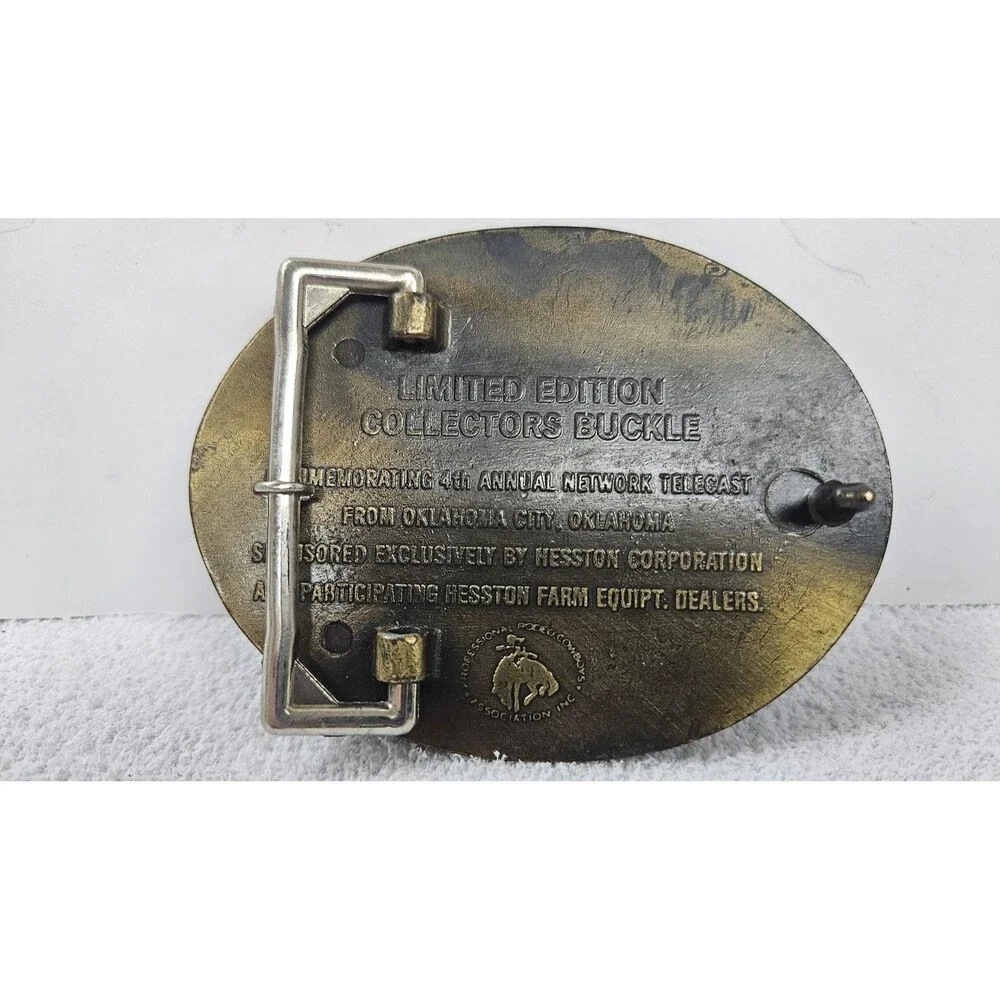 Hesston collectible back gold
