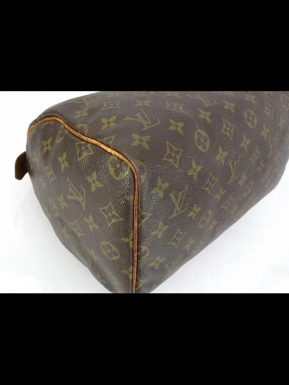 Louis Vuitton Monogram Canvas Satchel in Brown and Tan