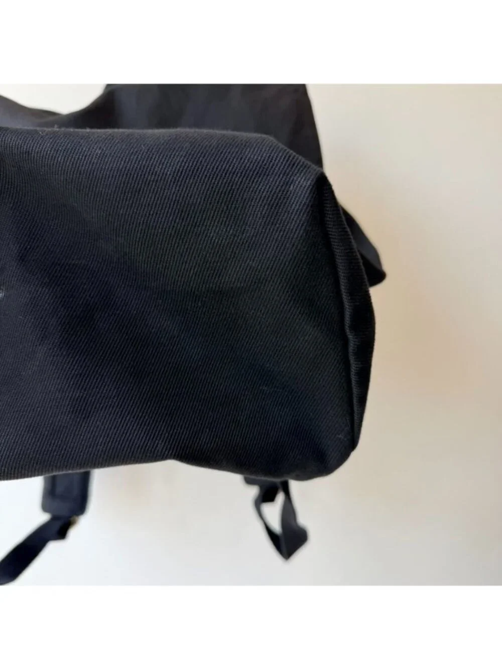 Filson Ranger Backpack Black Rugged Twill Leather Trim