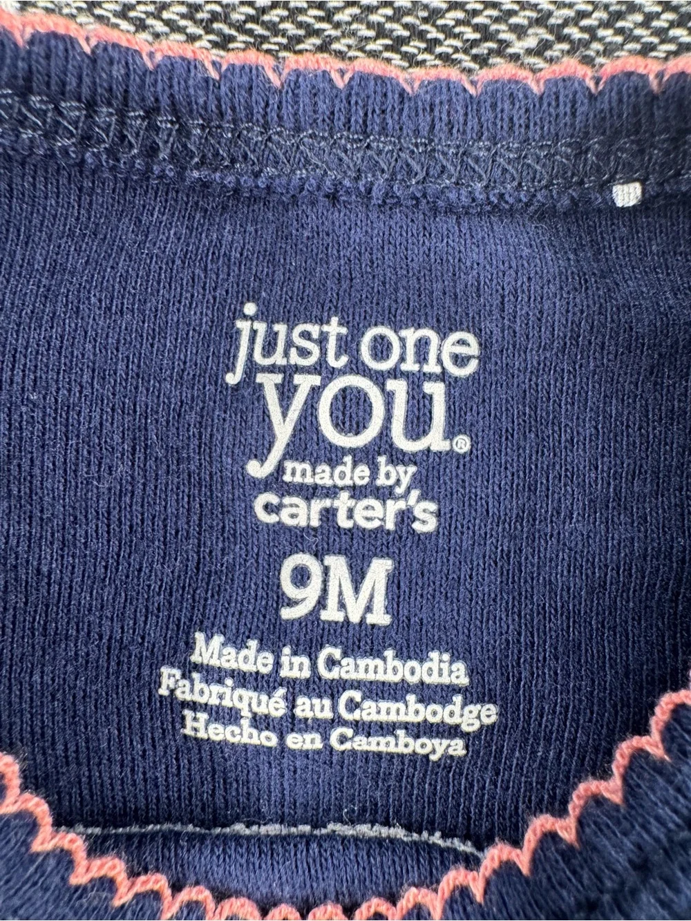 Carters cotton bottom embroidered