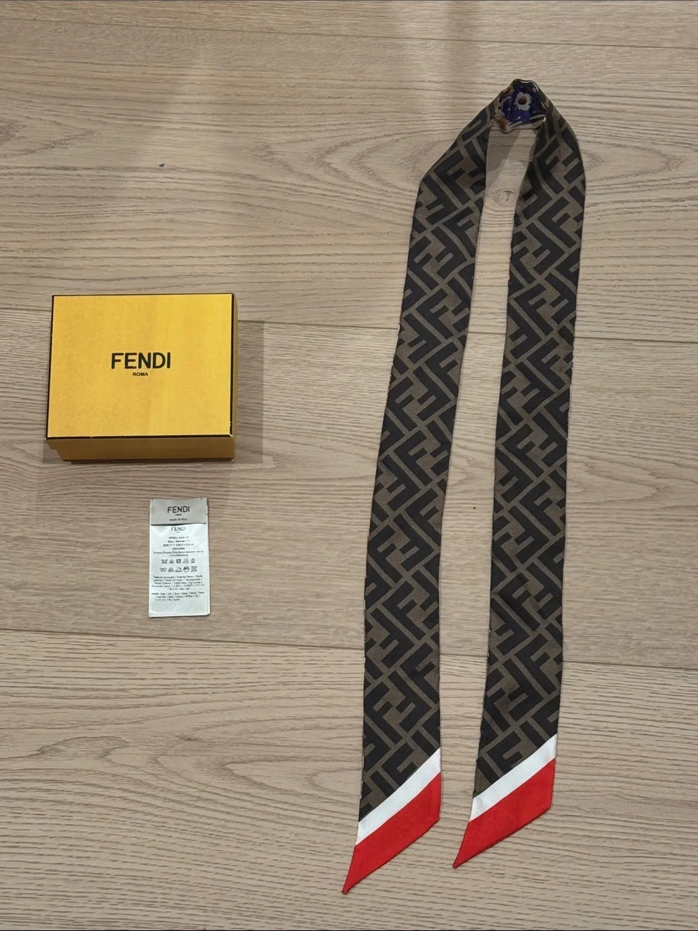 Fendi authentic silk