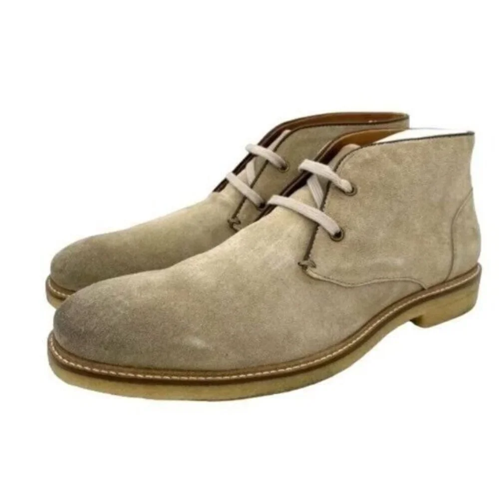 Bloomingdale's Suede Leather Chukka Boots Men's Size 10 New