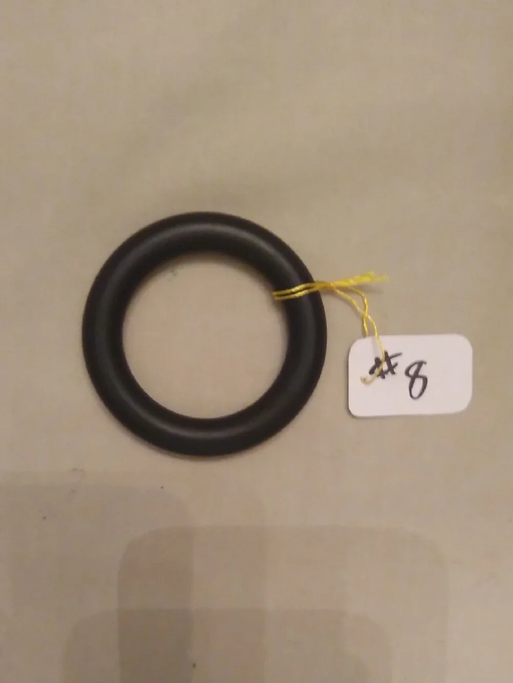 Black Rubber C-ring, #8