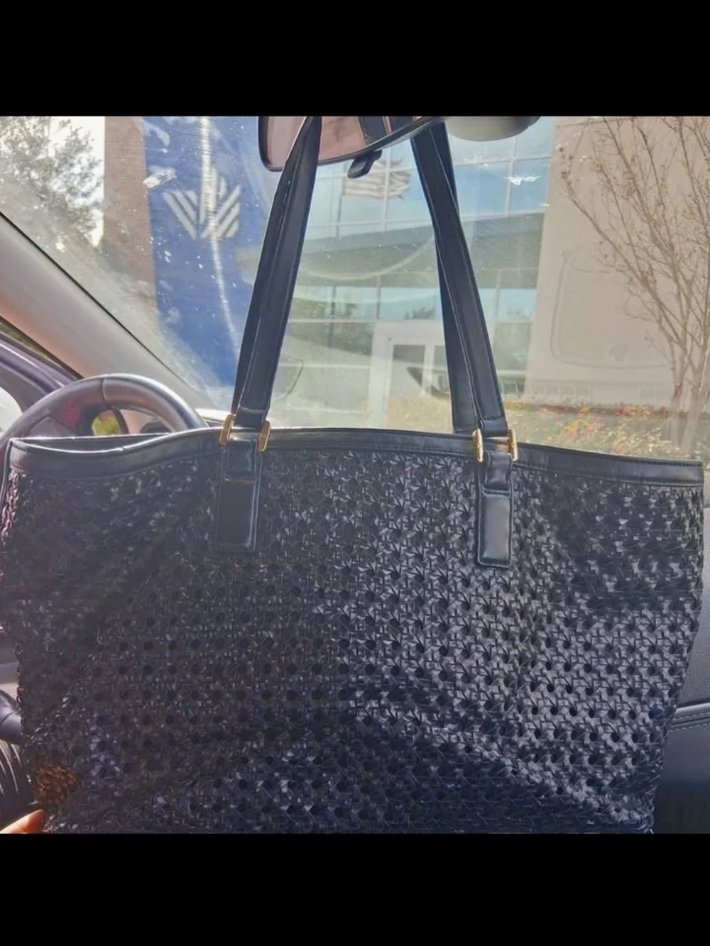 Tory Burch carry front tote