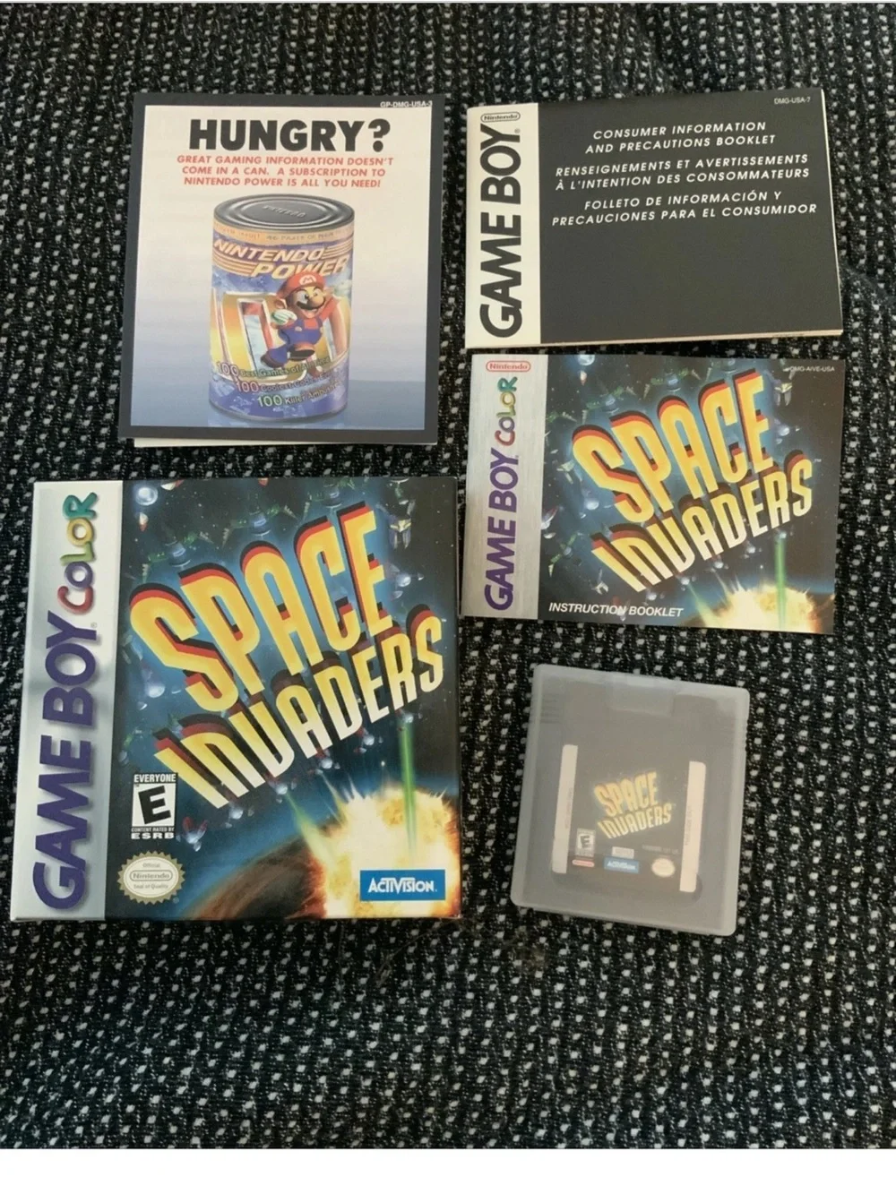 Space Invaders GameBoy Color CIB Nintendo Complete with Box & Inserts GBC Tested