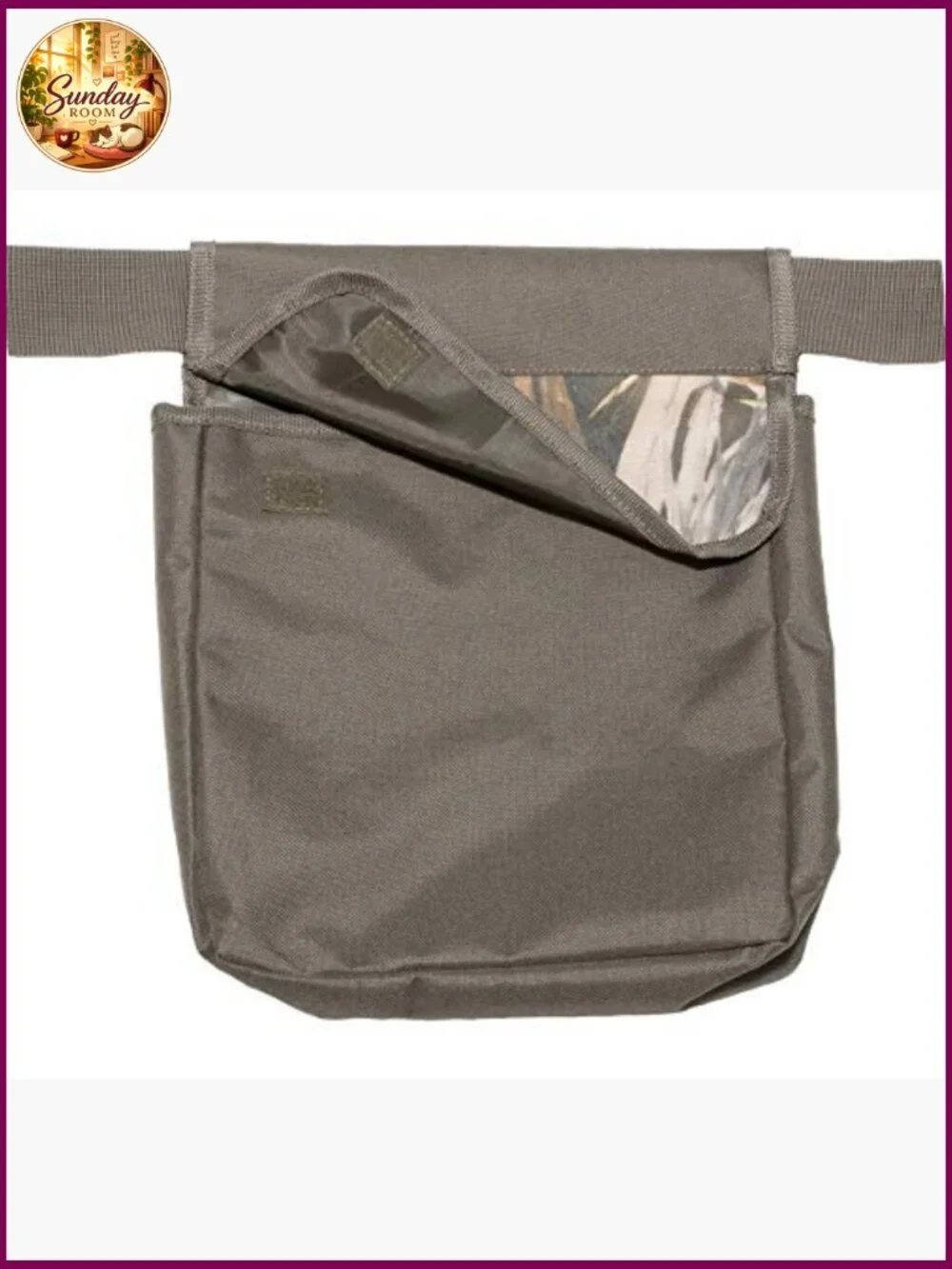 Adjustable Camo Hunting Belt with Shell Pouches