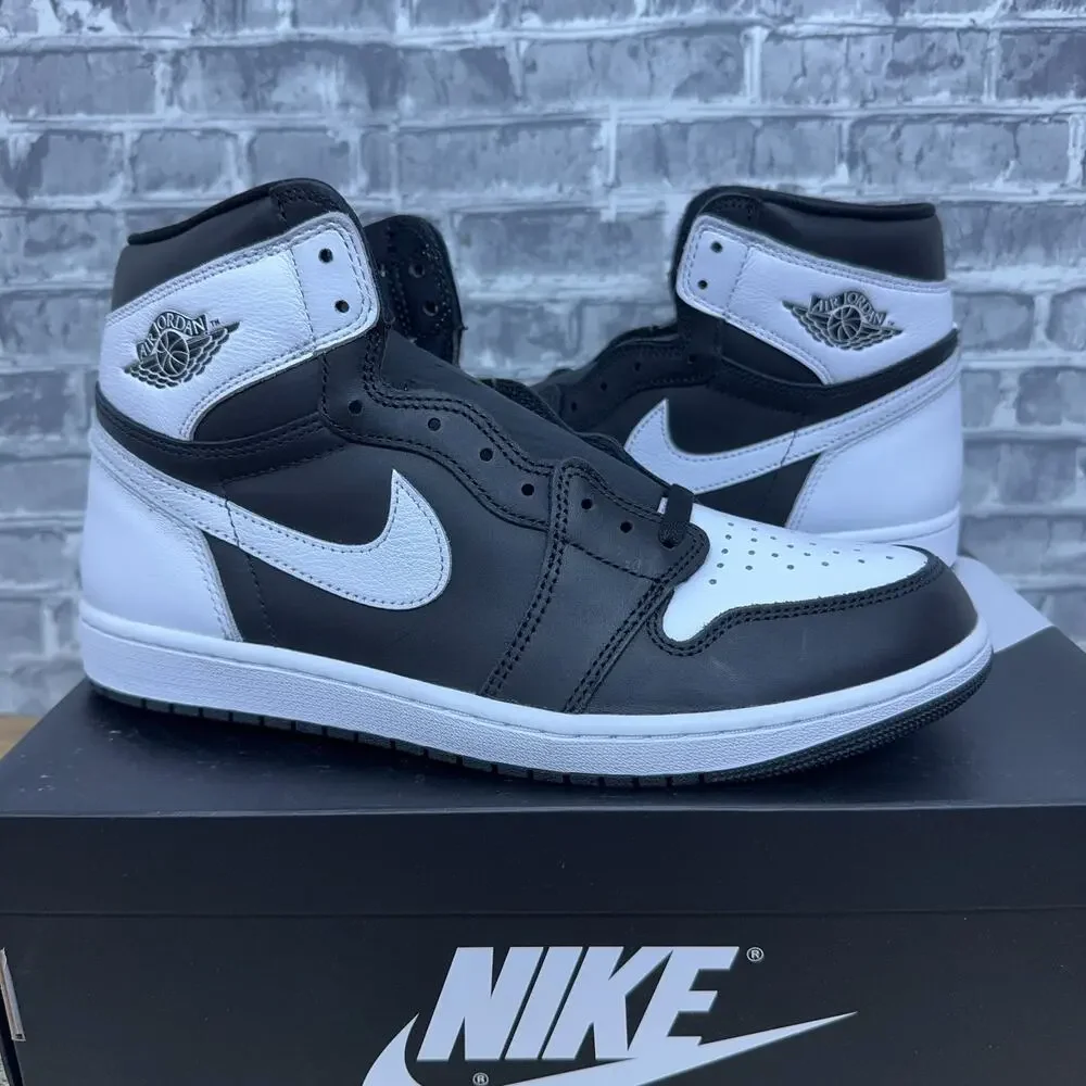 Nike Air Jordan 1 Retro High OG Black / White - White DZ5485-010 Mens Size 8.5