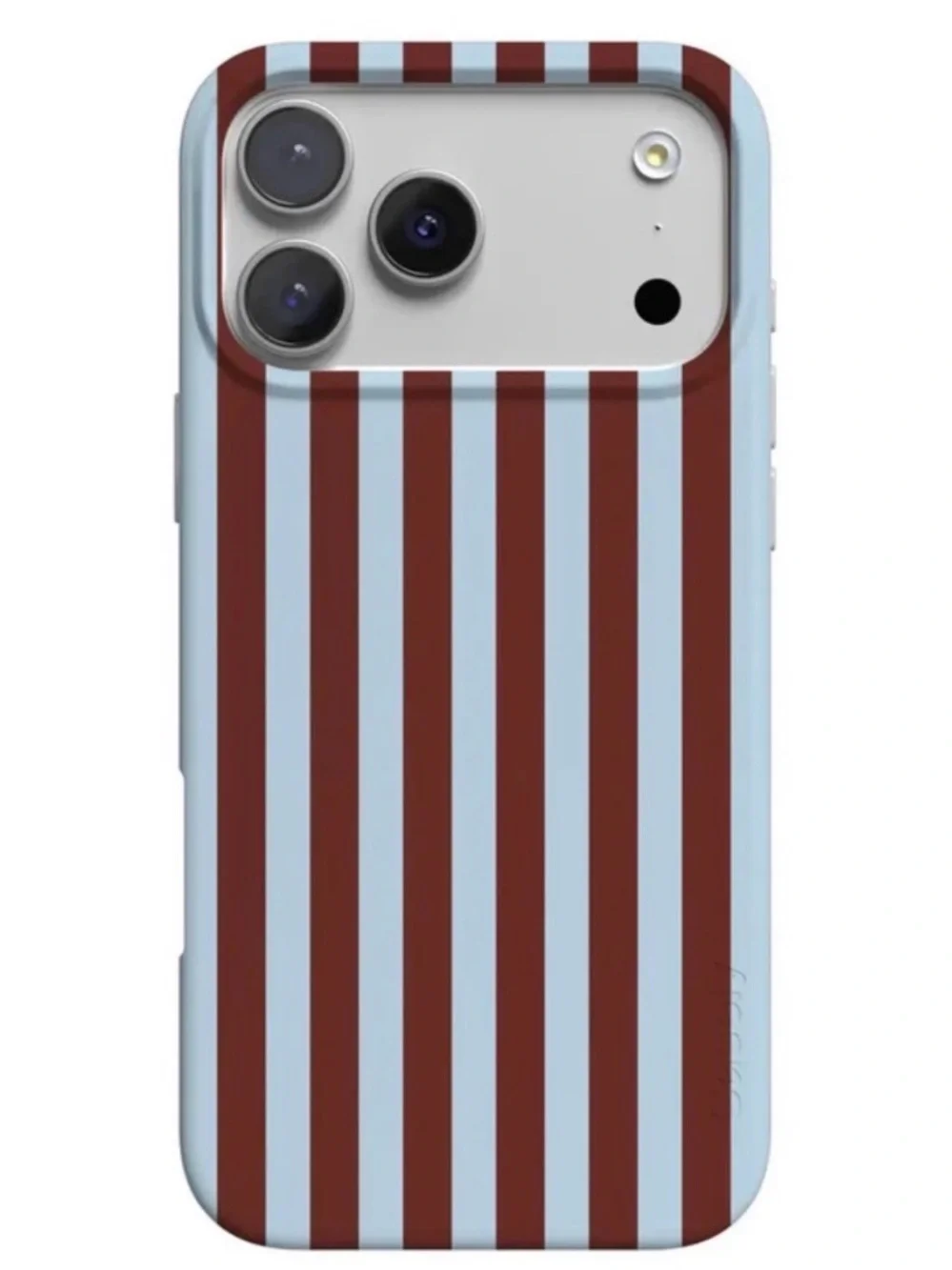 Sunday in Brooklyn Stripes Light Blue & Brown iPhone 7 Pro Max case NWT unopened