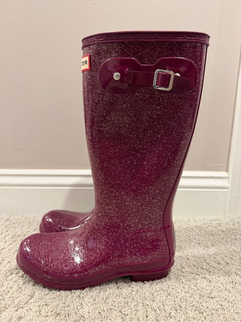 Hunter tall glitter