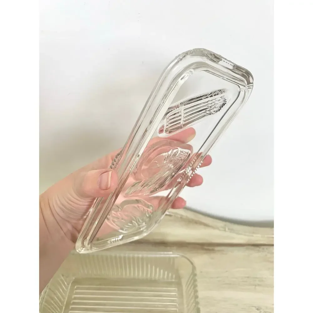 Vintage Federal Glass Refrigerator Dish Lidded Glass Storage Container Retro