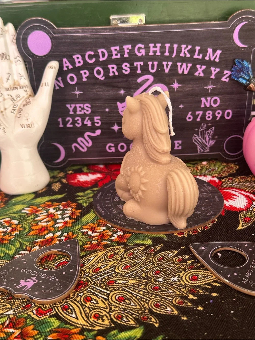 Bronze Celestial Pony Candle