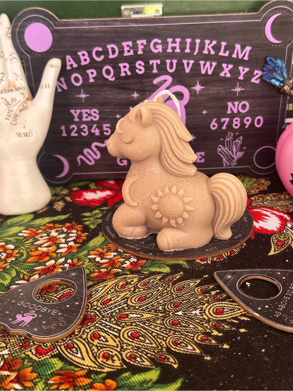 Bronze Celestial Pony Candle