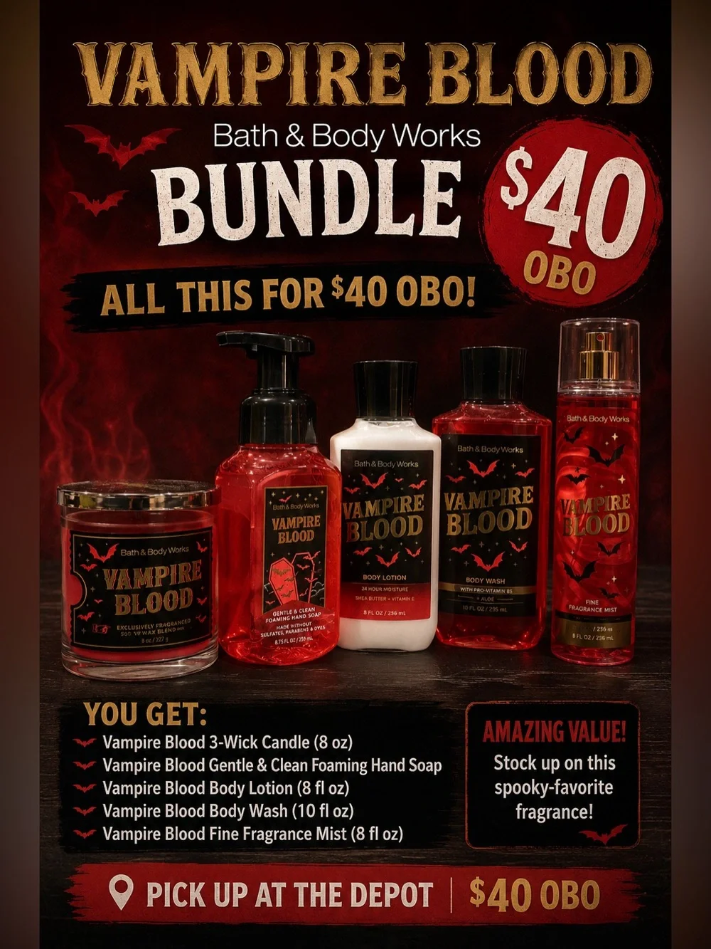 Bath & Body Works vampire blood