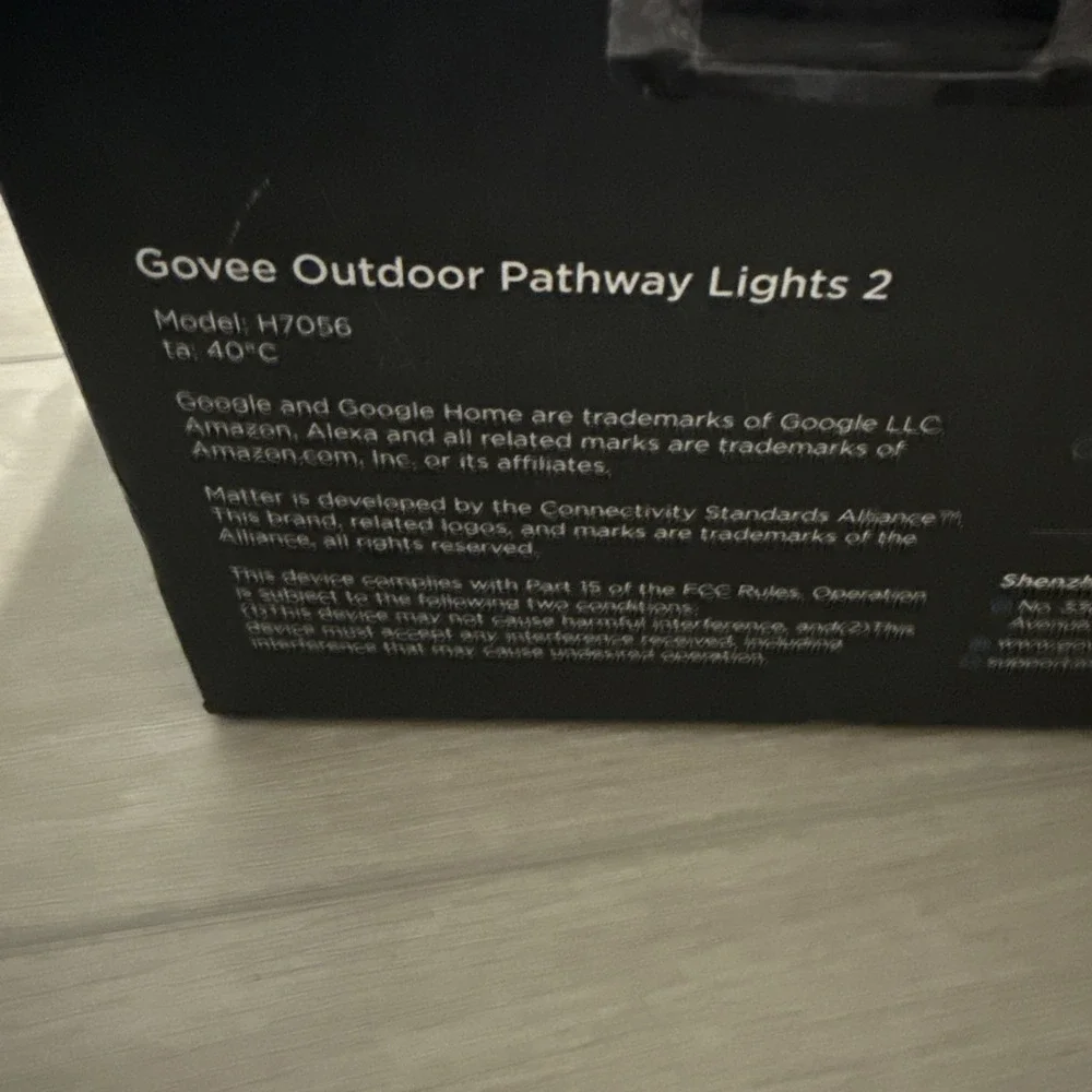 Govee open box