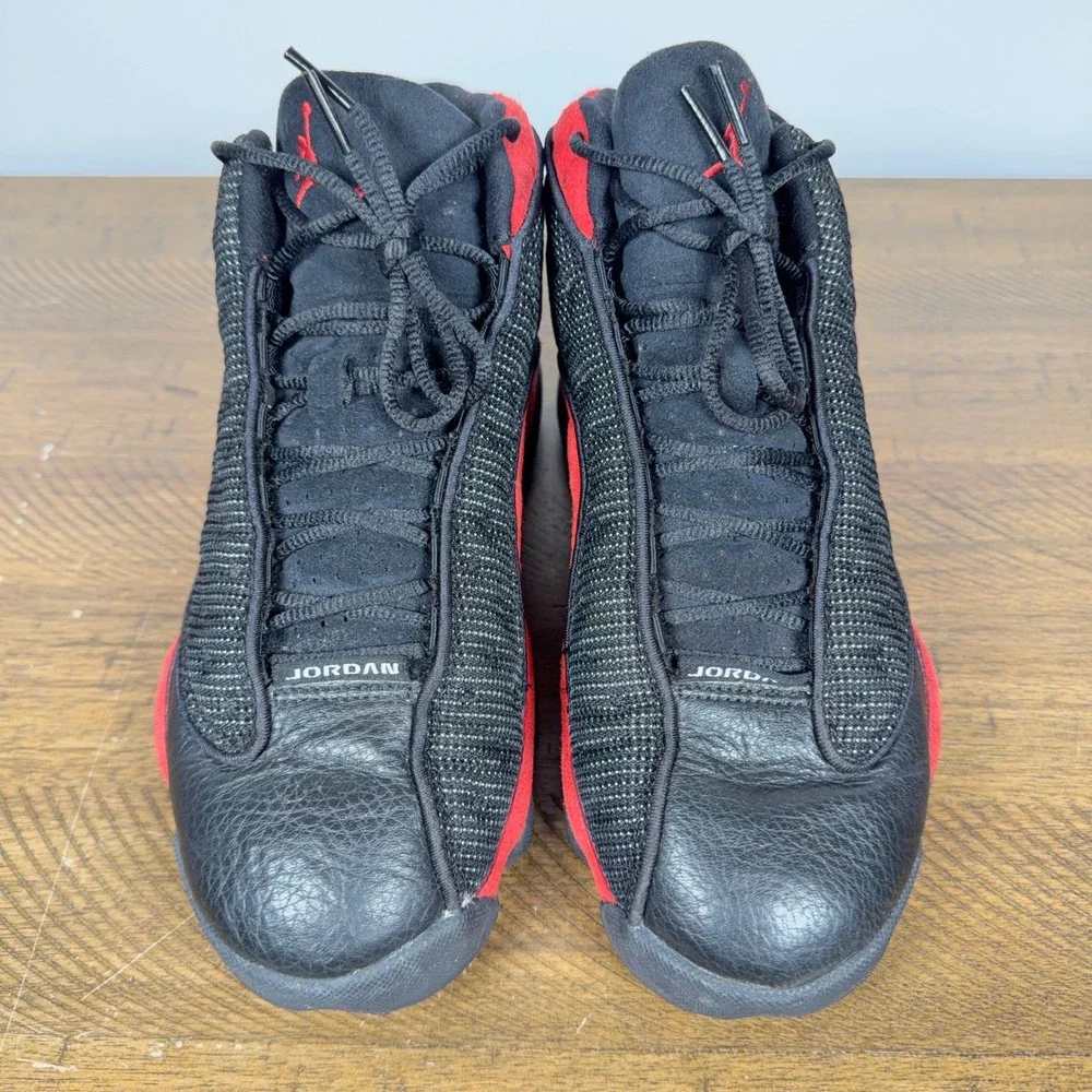 Jordan 13 Retro Shoes Mens 7.5 Womens 9 Black Red Bred Basketball Sneakers 2004