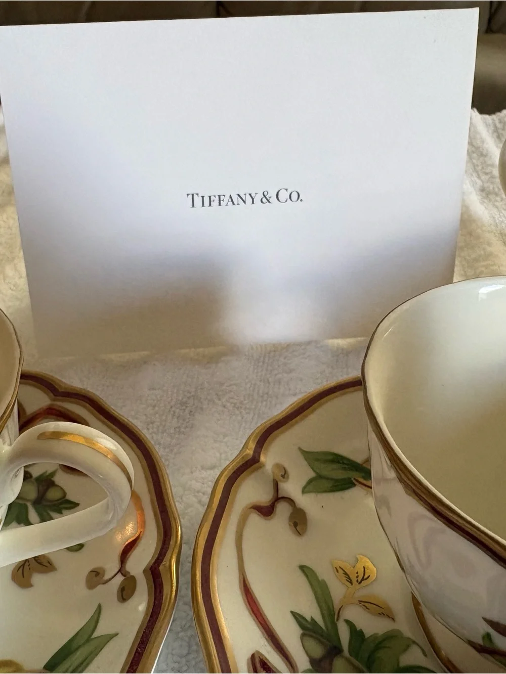 Tiffany & Co. elegant porcelain