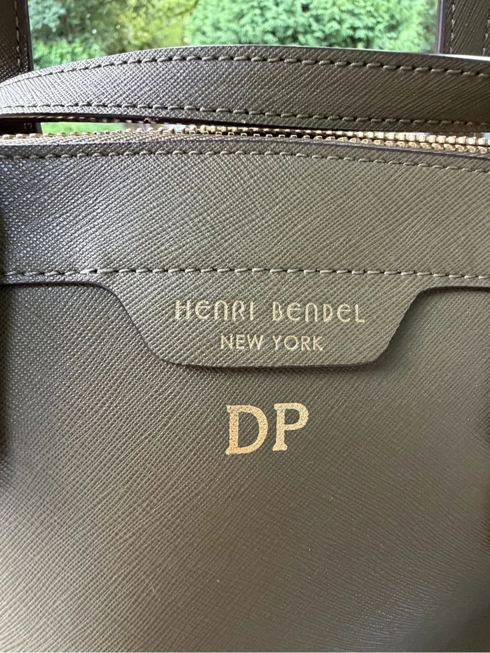 henri bendel structured saffiano