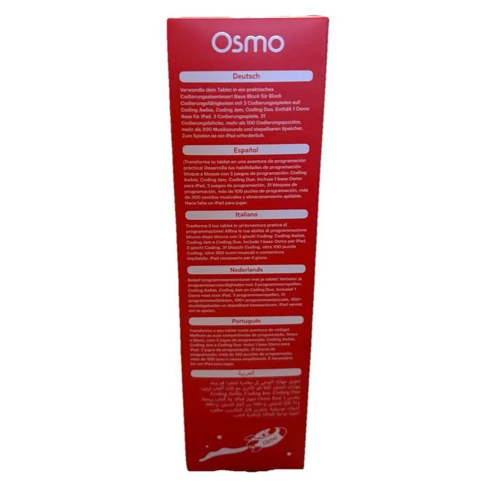 Osmo Coding Starter Kit Educational Toy for iPad 5-10 Years, Age Level 4-7 NEW