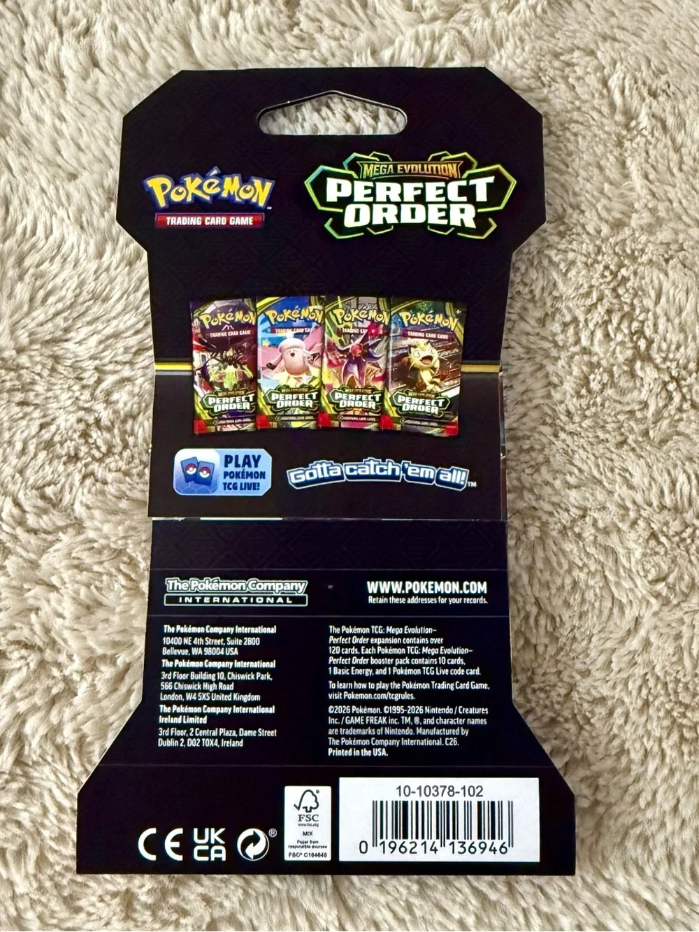 Pokemon features yellow packaging