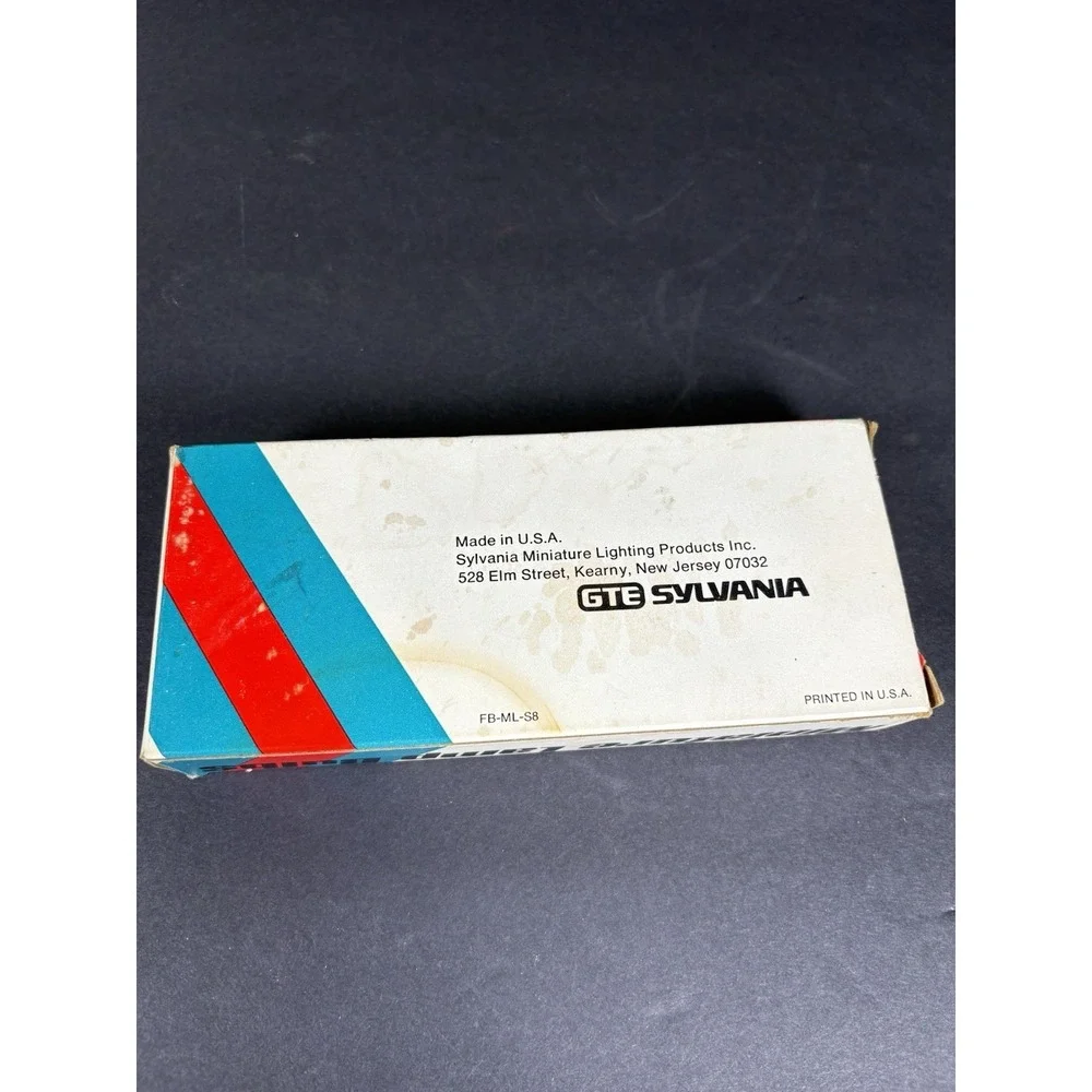 Vintage GTE Sylvania 1156 Miniature Lamp Bulbs Box Of 8 NOS Made In USA