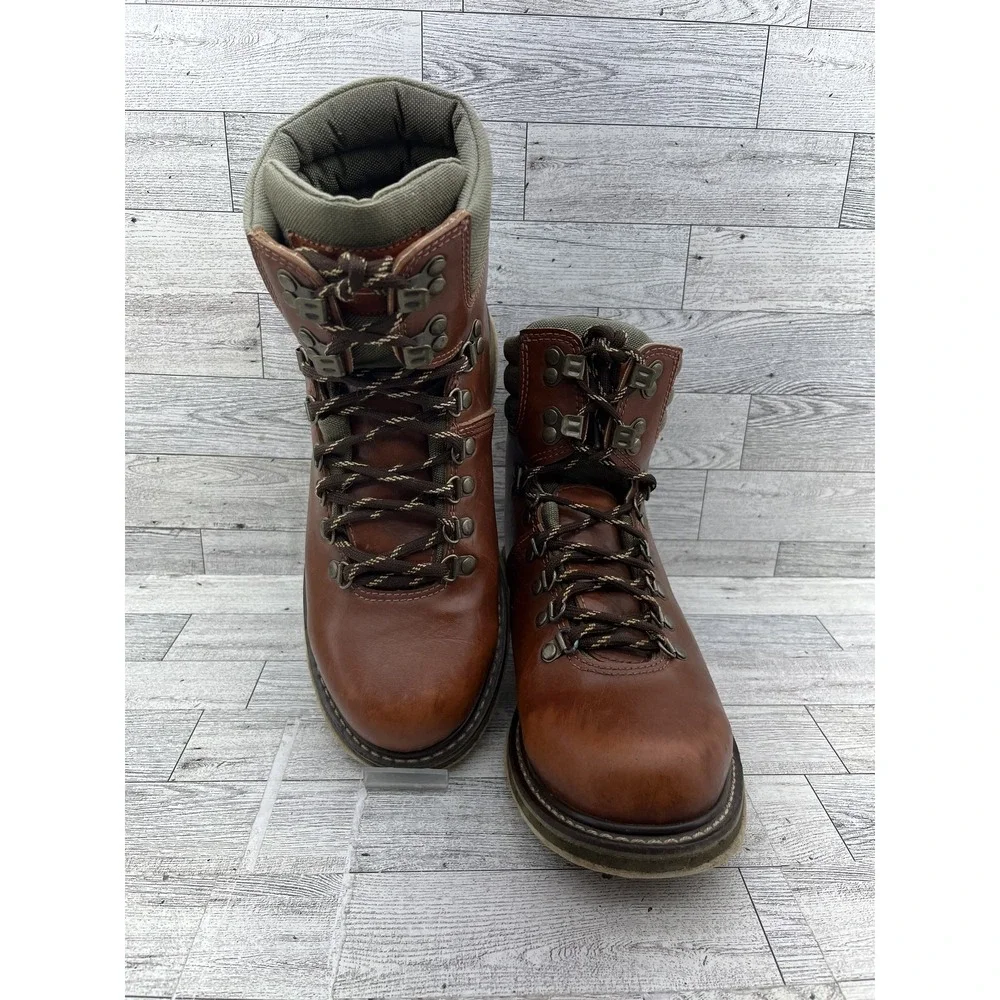 Simms Boots Mens Size‎ 8 Brown Leather Suede Wading Hiking Outdoor Lace Up Shoes