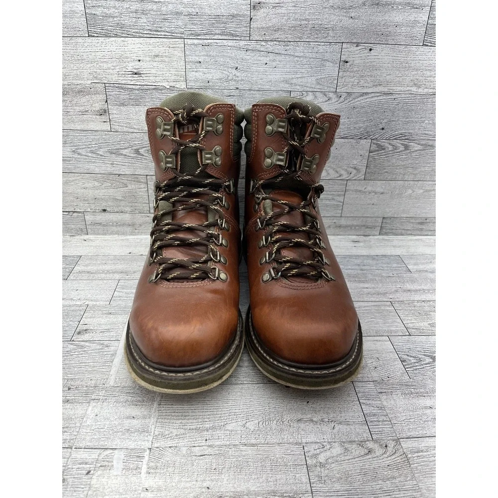 Simms Boots Mens Size‎ 8 Brown Leather Suede Wading Hiking Outdoor Lace Up Shoes