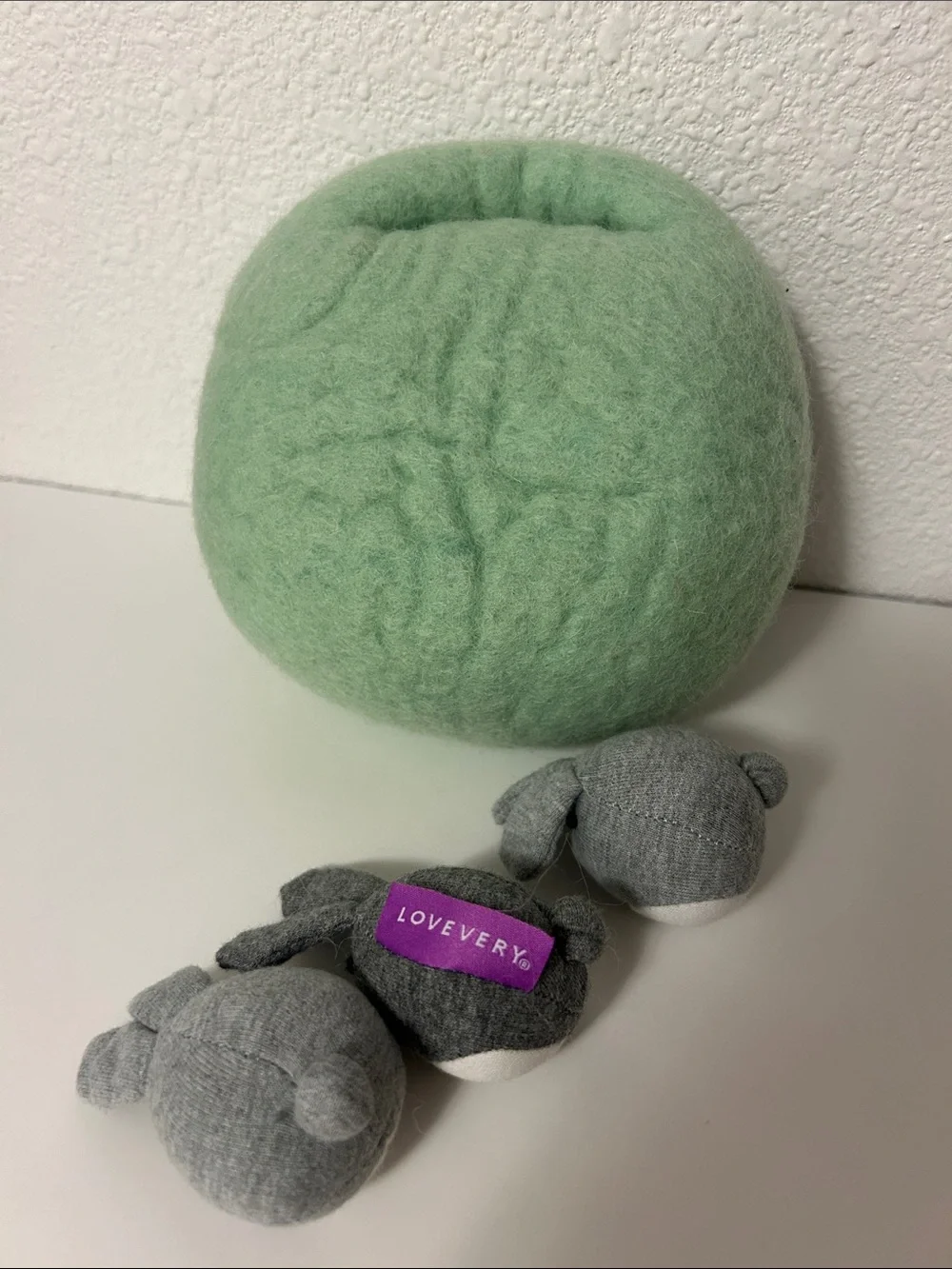 Lovevery Binnies in a Felt Burrow
