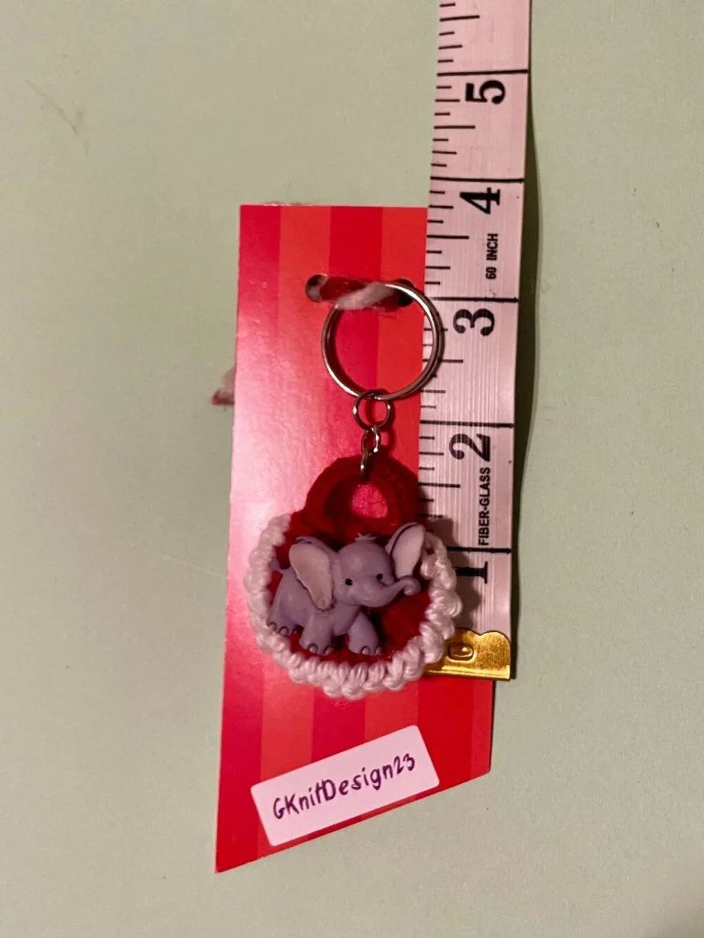 GKnitDesign23 crochet keychain