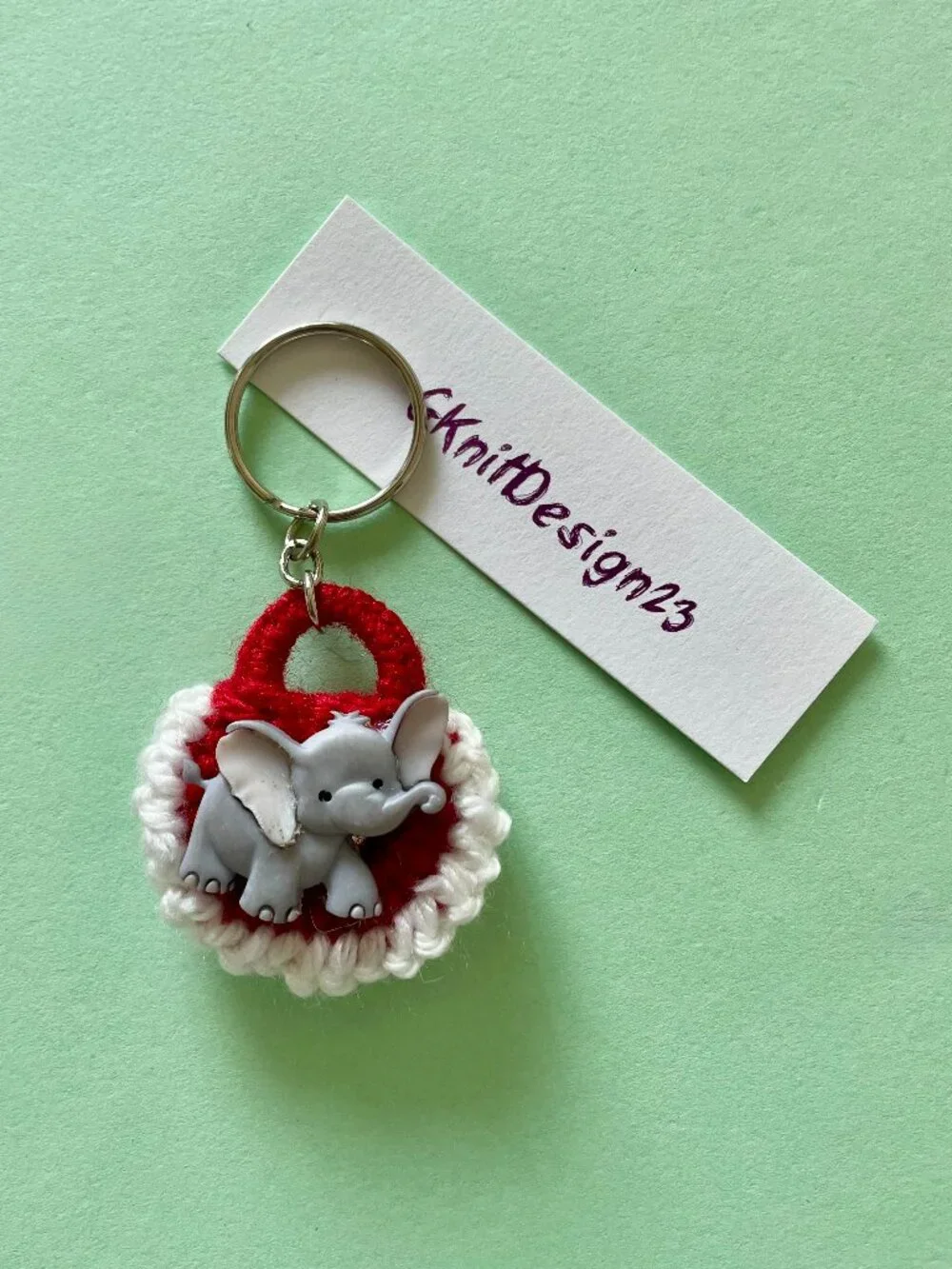 GKnitDesign23 crochet keychain