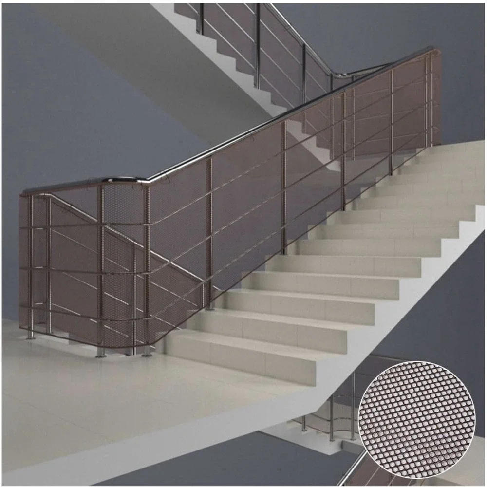Banister Guard Balcony Netting Stairs Railing Stairs Nylon Net‎ 10 ft L x 2.6