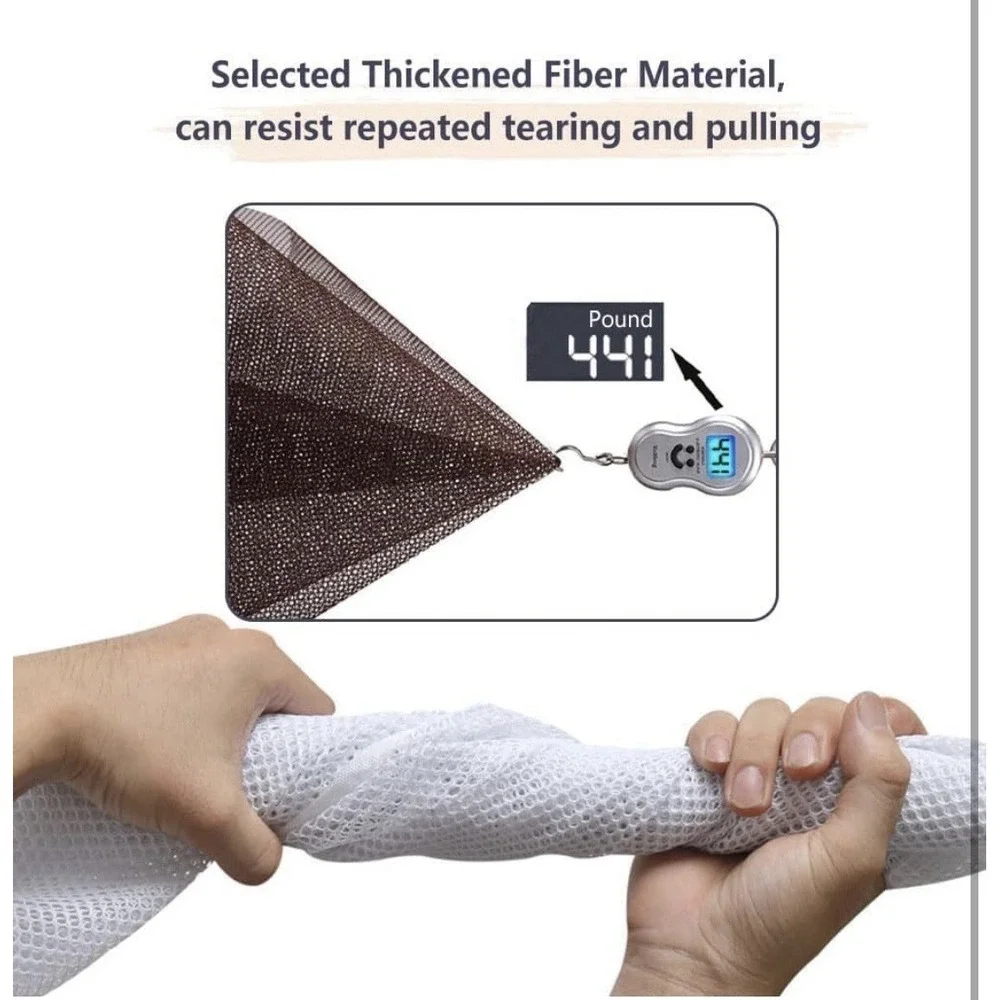 Banister Guard Balcony Netting Stairs Railing Stairs Nylon Net‎ 10 ft L x 2.6