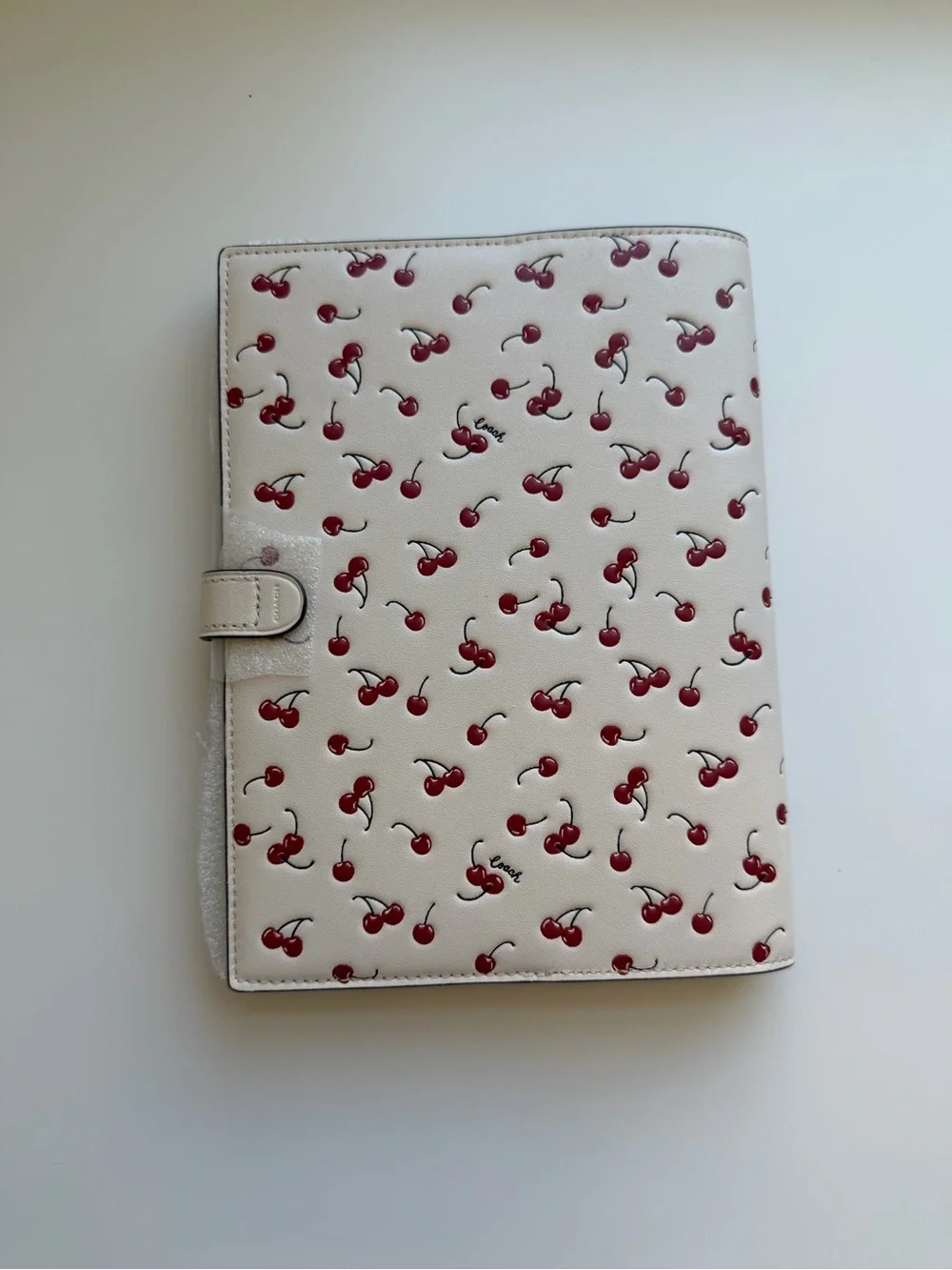 Coach Notebook AND Pencil Case With Cherry Print