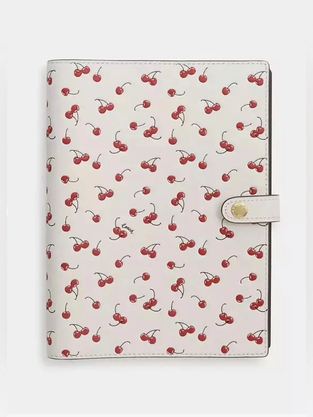 Coach Notebook AND Pencil Case With Cherry Print