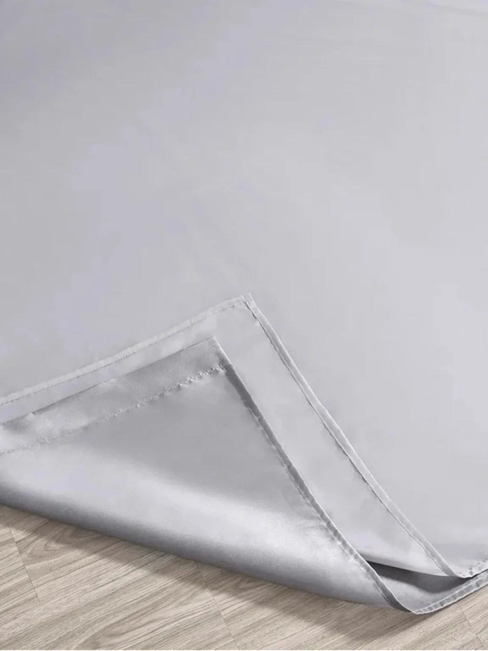 Elegant Gray Tassel Window Curtain Set