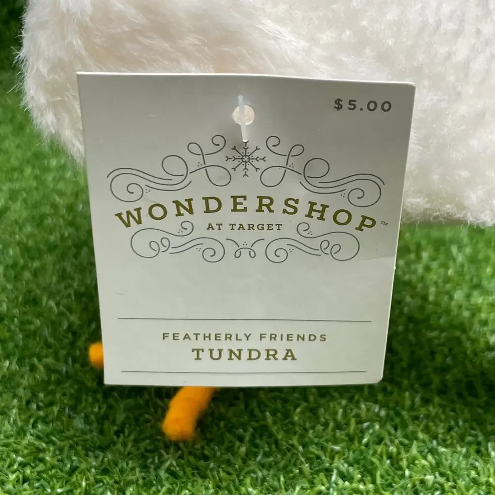 Target Wondershop Featherly Friends Tundra Bird Snowman Plush Figurine
